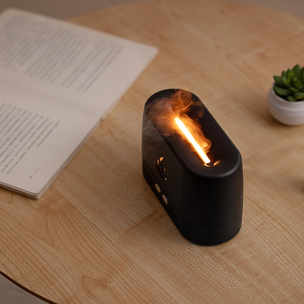 Portable Aroma Diffuser, Atomizer Air Flame Humidifier